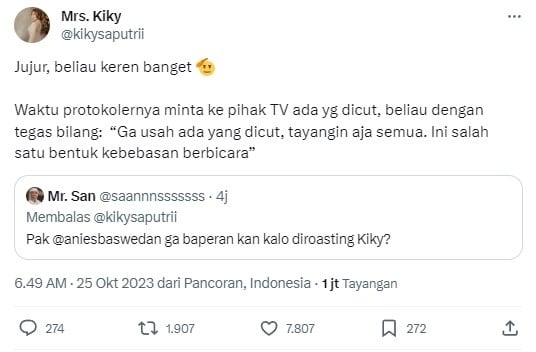 Cuitan Kiky Saputri (X)