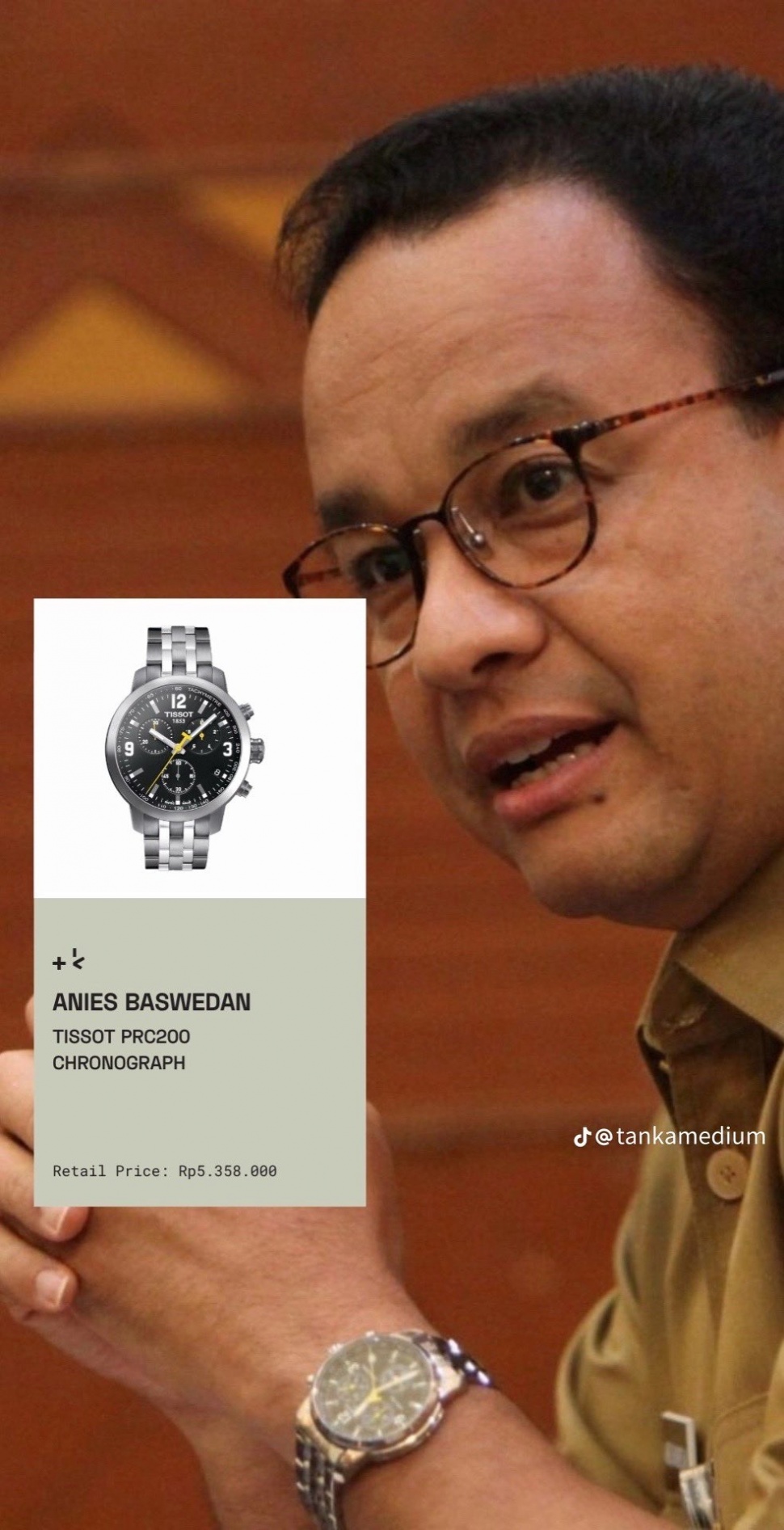 Harga Jam Tangan Masing Masing Paslon Disorot Milik Prabowo Gibran Tak