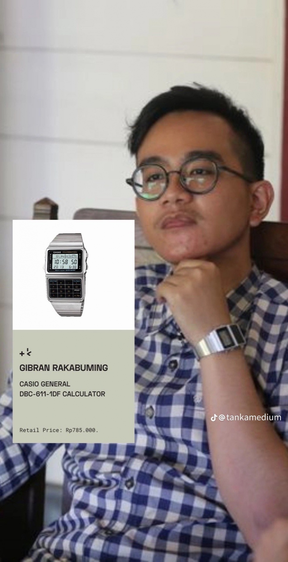 Jam tangan Gibran Rakabuming Raka (Twitter)