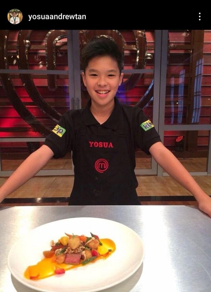 Top 4 Junior MasterChef Indonesia Yosua Andrewtan (Dok. Istimewa)