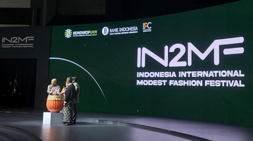 Indonesia International Modest Fashion Festival. (Suara.com/Lilis Varwati)