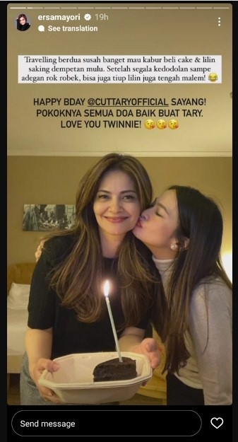 Cut Tari dan Ersa Mayori [Instagram/@ersamayori]