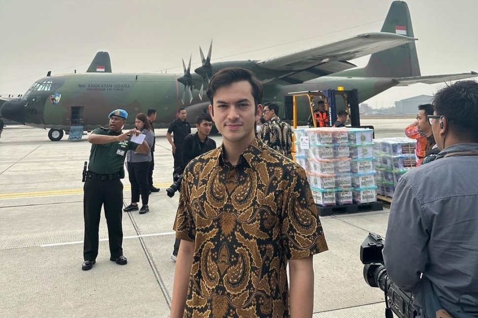 Rizky Nazar Ikut Dalam Pelepasan Bantuan Kemanusiaan Untuk Gaza Palestina (Instagram)