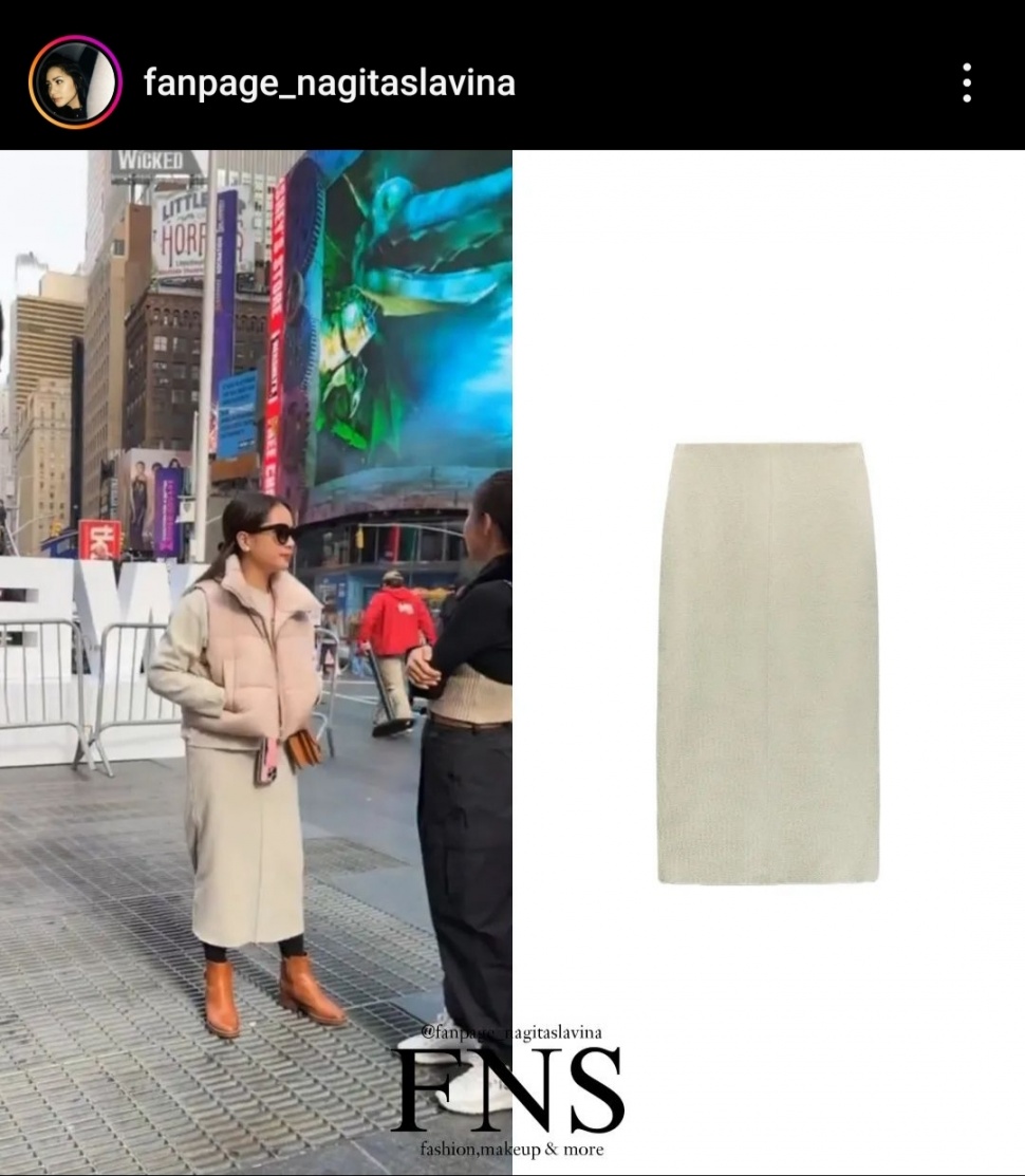 Potret Nagita Slavina di New York. (Dok. Instagram/FashionNagitaSlavina)