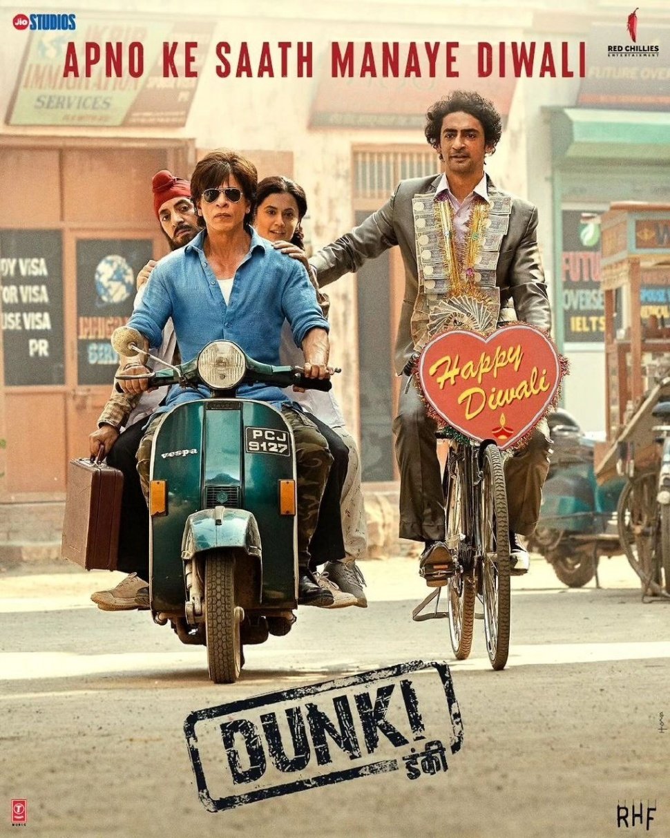 Fakta Dunki, Film Komedi Terbaru Shah Rukh Khan. (Instagram/redchilliesent)