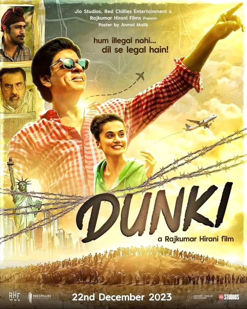 Fakta Dunki, Film Komedi Terbaru Shah Rukh Khan. (Instagram/redchilliesent)