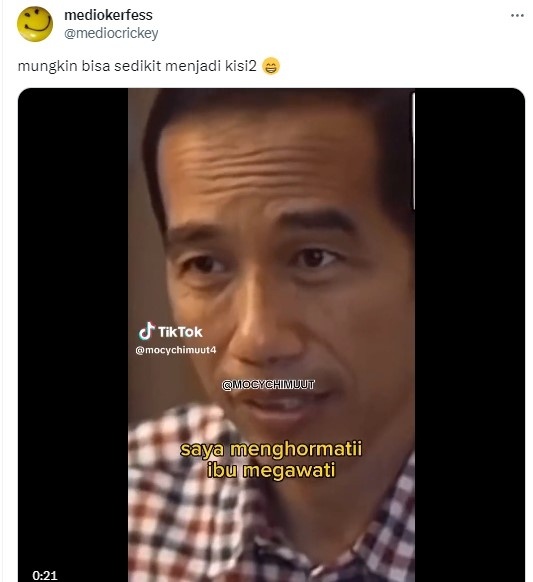 Video lawas Jokowi (X)