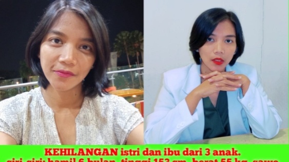 Potret dr Qory yang hilang dan kini dicari sang suami (Twitter/ @Qory20)