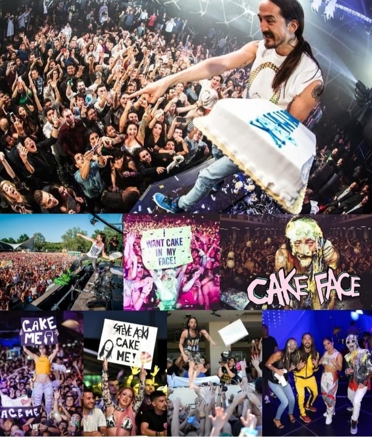 Steve Aoki's Cake Party. [Instagram]