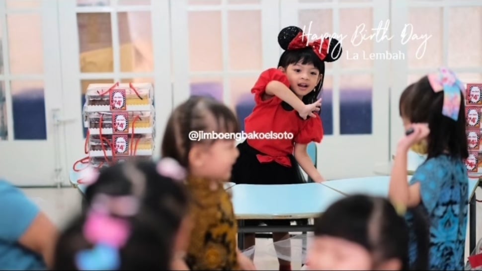 Potret Ulang Tahun Putri Gibran Rakabuming La Lembah Manah yang ke-4 (TikTok/@jimboengbakoelsoto)