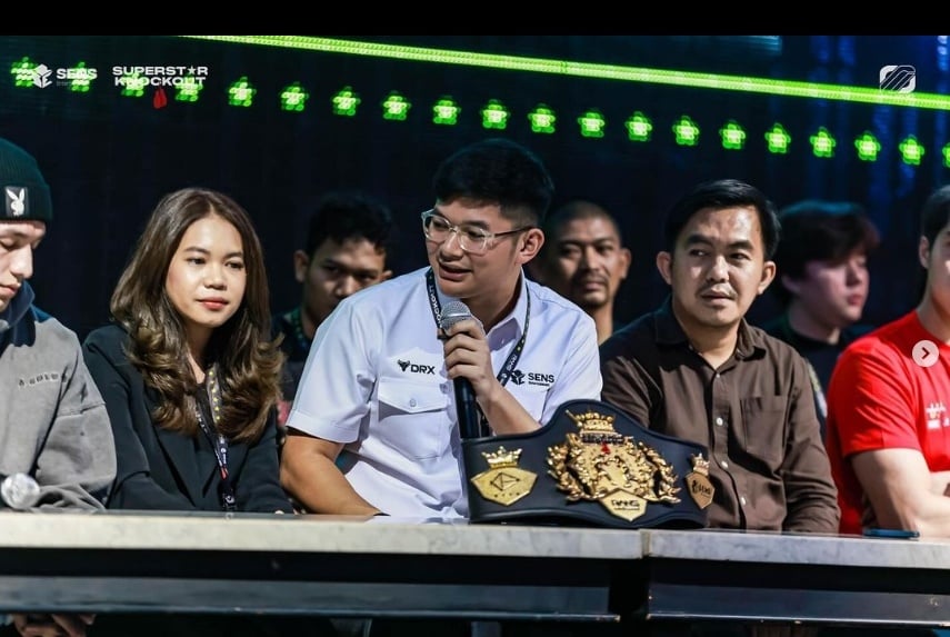 Sultan Sapta di acara press conference Superstar Knockout (instagram)