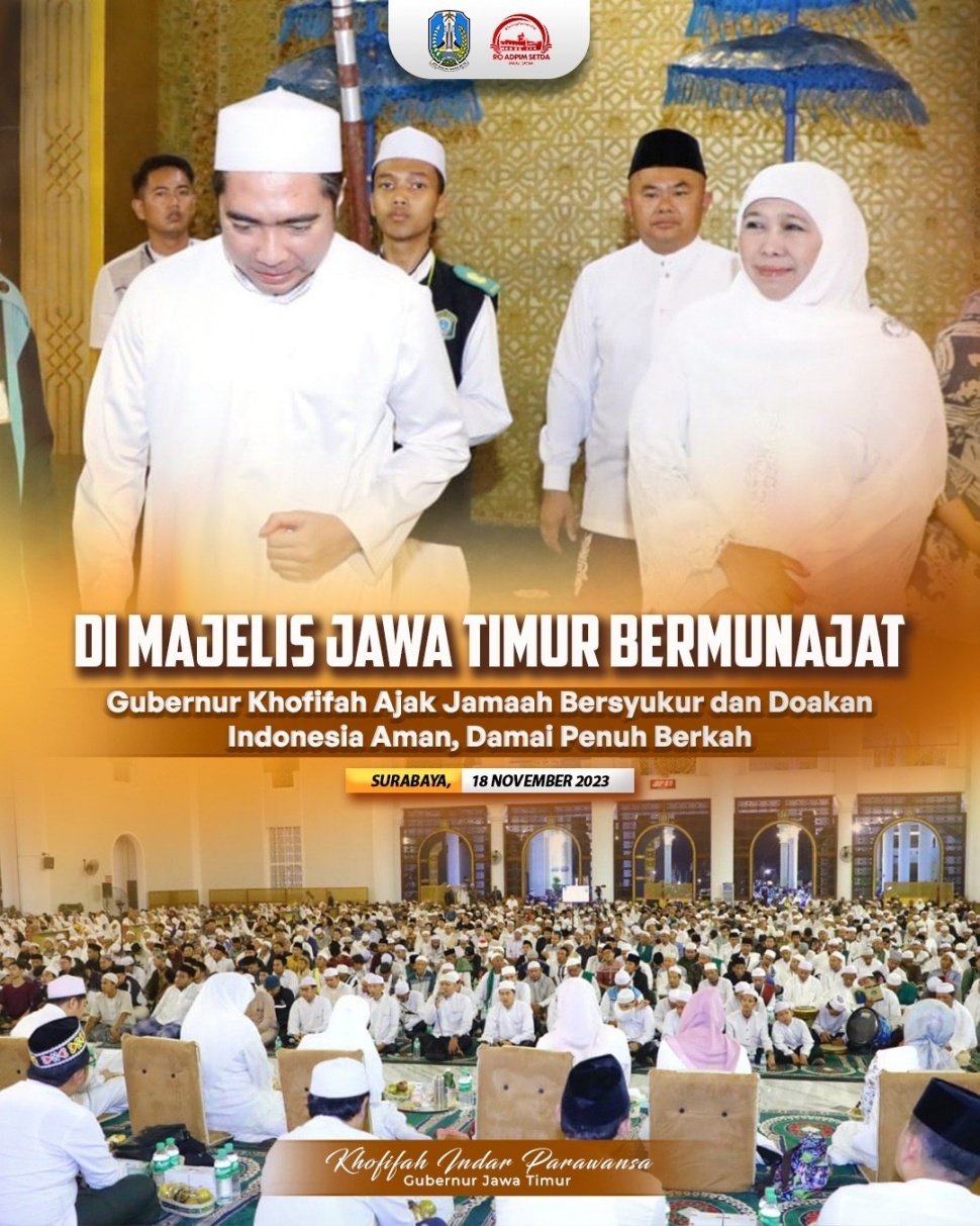 Doa Jawa Timur.  (Dok: Pemprov Jatim)