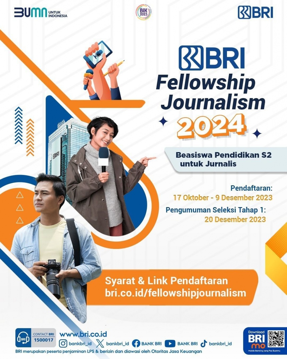 Program Jurnalisme Fellowship BRI.  (Dok: BRI)