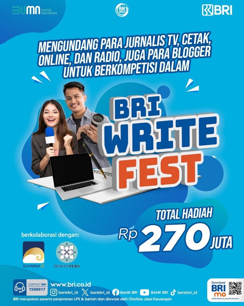 BRI Write Fest. (Dok: BRI)