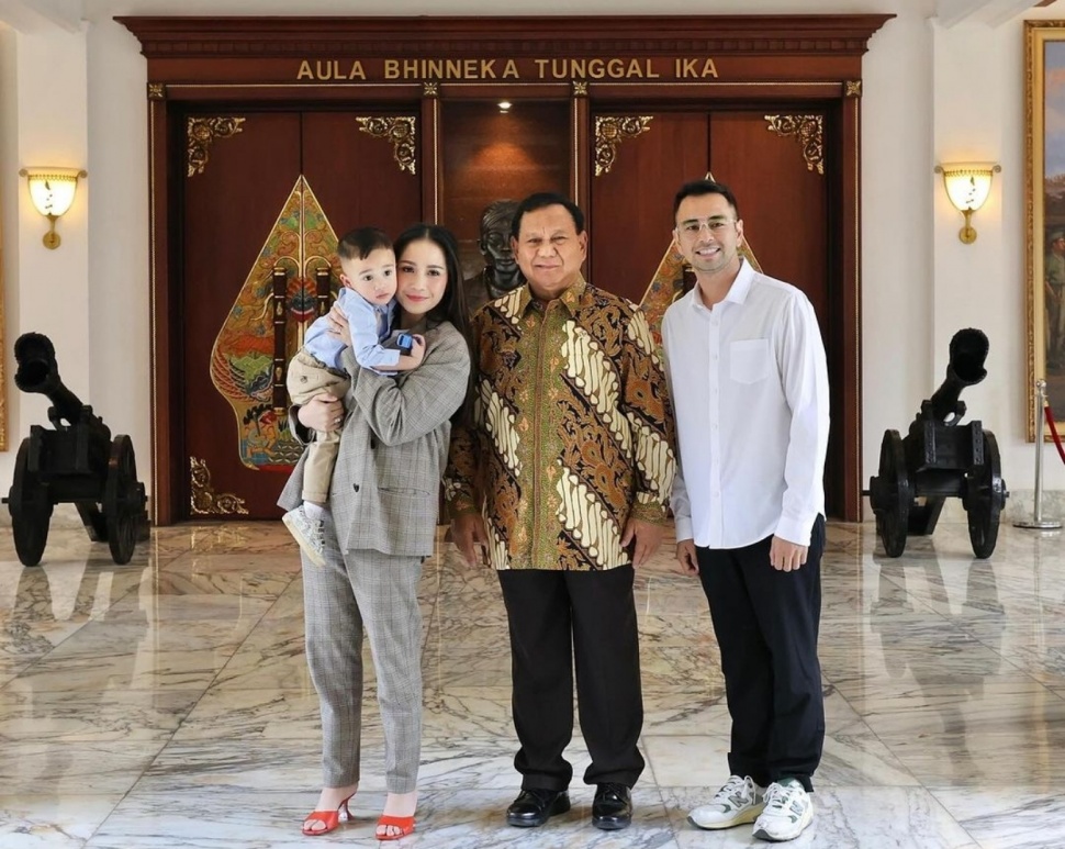 Nagita Slavina dan Raffi Ahmad Bertemu Prabowo Subianto (Instagram)