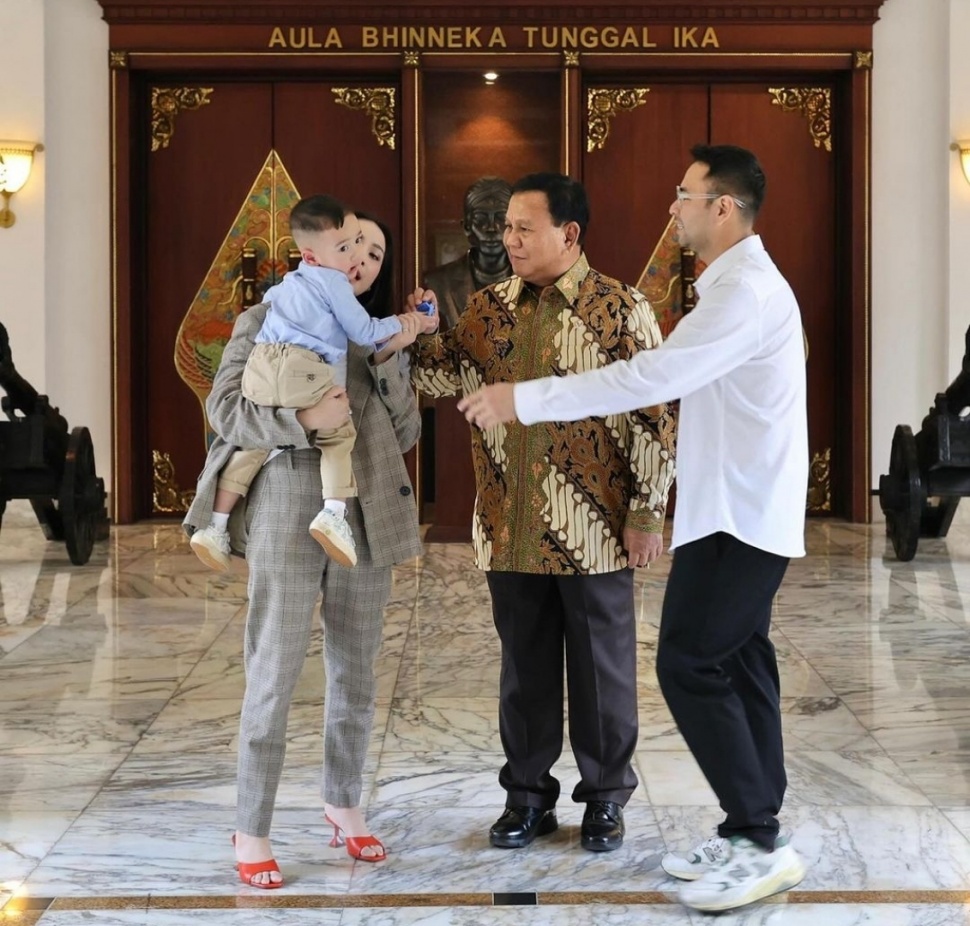 Nagita Slavina dan Raffi Ahmad Bertemu Prabowo Subianto (Instagram)