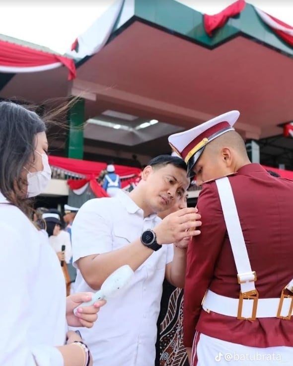 5 Potret Pelantikan Tribrata Putra, Anak Ferdy Sambo. (Dok. Instagram)