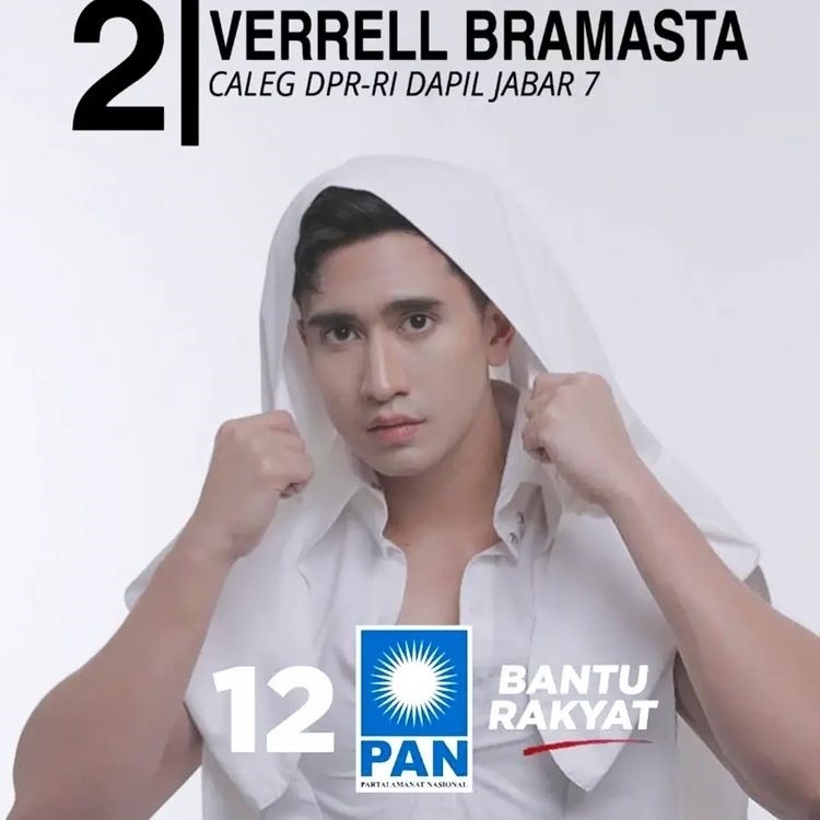 Foto caleg Verrell Bramasta. (Instagram)