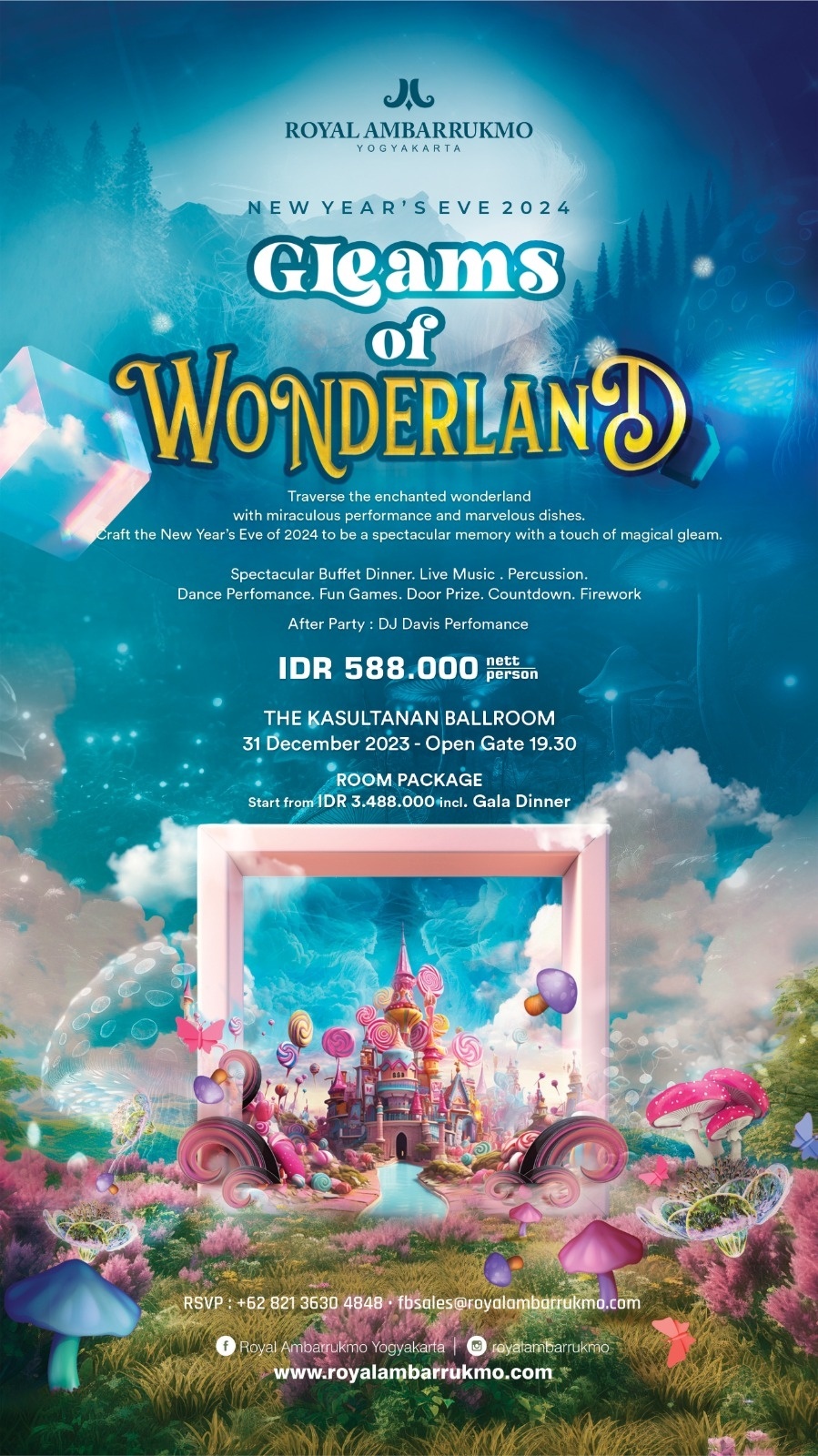 Gleams of Wonderland di Royal Ambarrukmo Yogyakarta. (Istimewa)