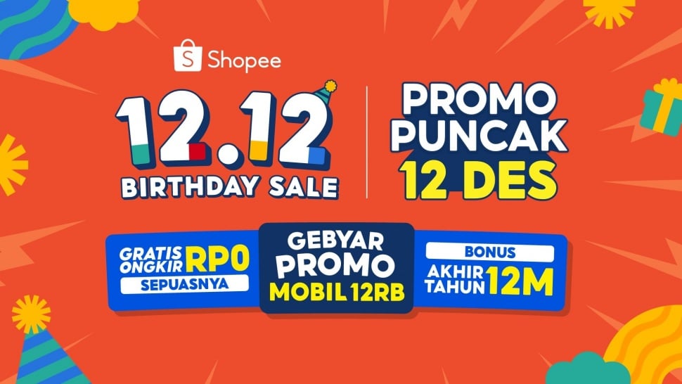 Shopee 12.12 Birthday Sale. (Dok: Instagram @shopee_id)