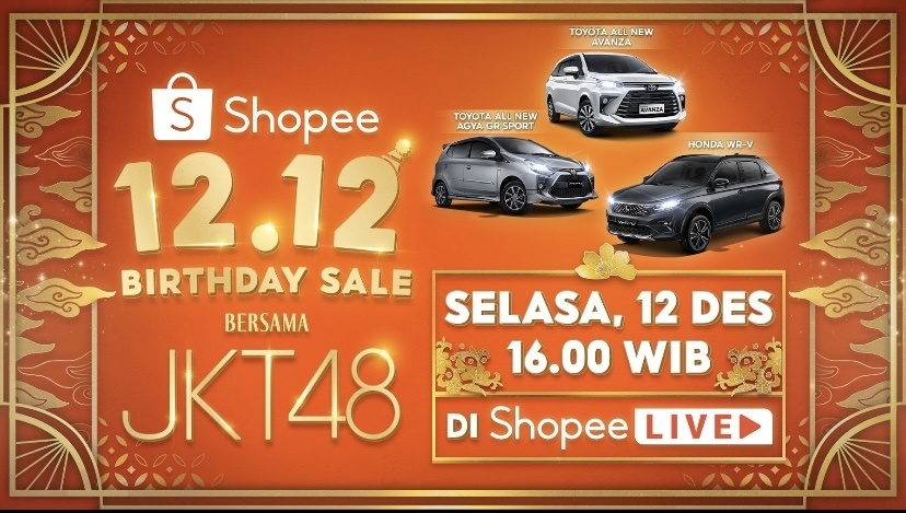 Shopee 12.12 Birthday Sale.