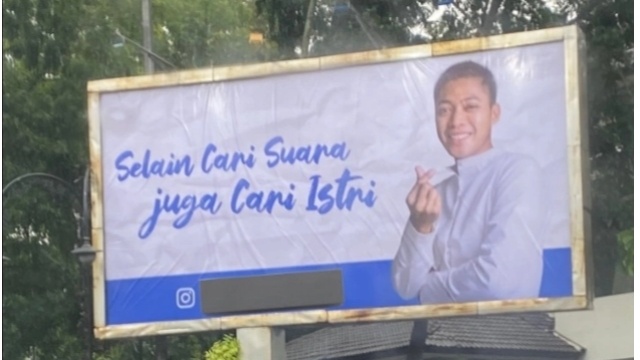 Baliho kampanye Rasyid Rajasa. [Twitter]