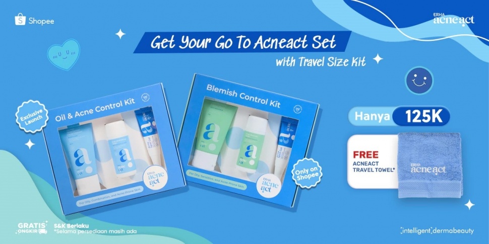 Spesial di Shopee Finest! ERHA Acneact Trial Kit Diluncurkan Secara Eksklusif!. (Dok: Istimewa)