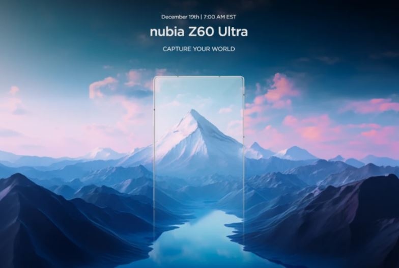 Teaser Nubia Z60 Ultra. (Nubia)