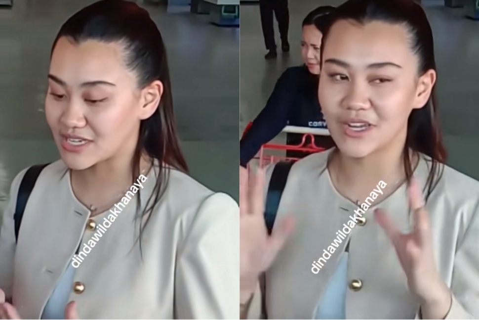 Wajah Aaliyah Massaid di Kamera Wartawan, Glowing dan Natural (TikTok)