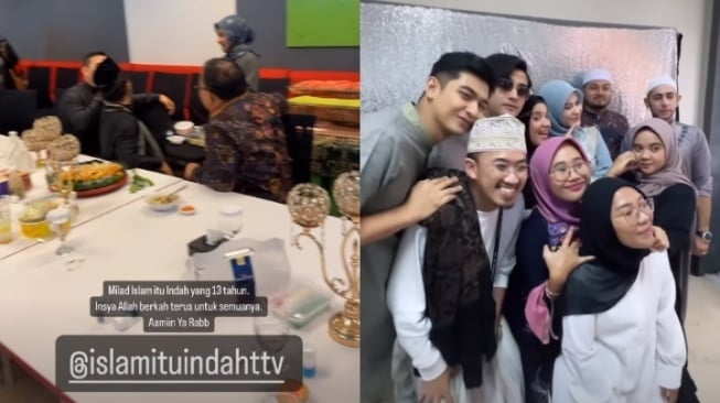 Teuku Ryan bersama ustaz dan habib (Instagram/teukuryantr)