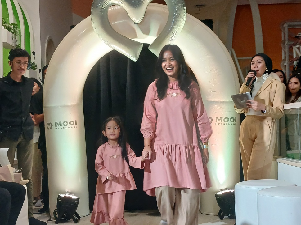 Brand fashiona anak MOOI (Suara.com/Fajar Ramadhan)