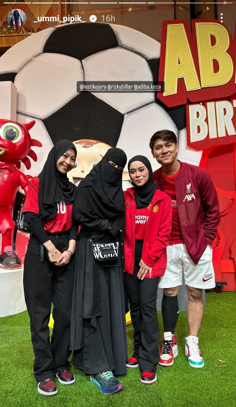 Artis hadiri ulang tahun Baby L. (dok. Instagram)