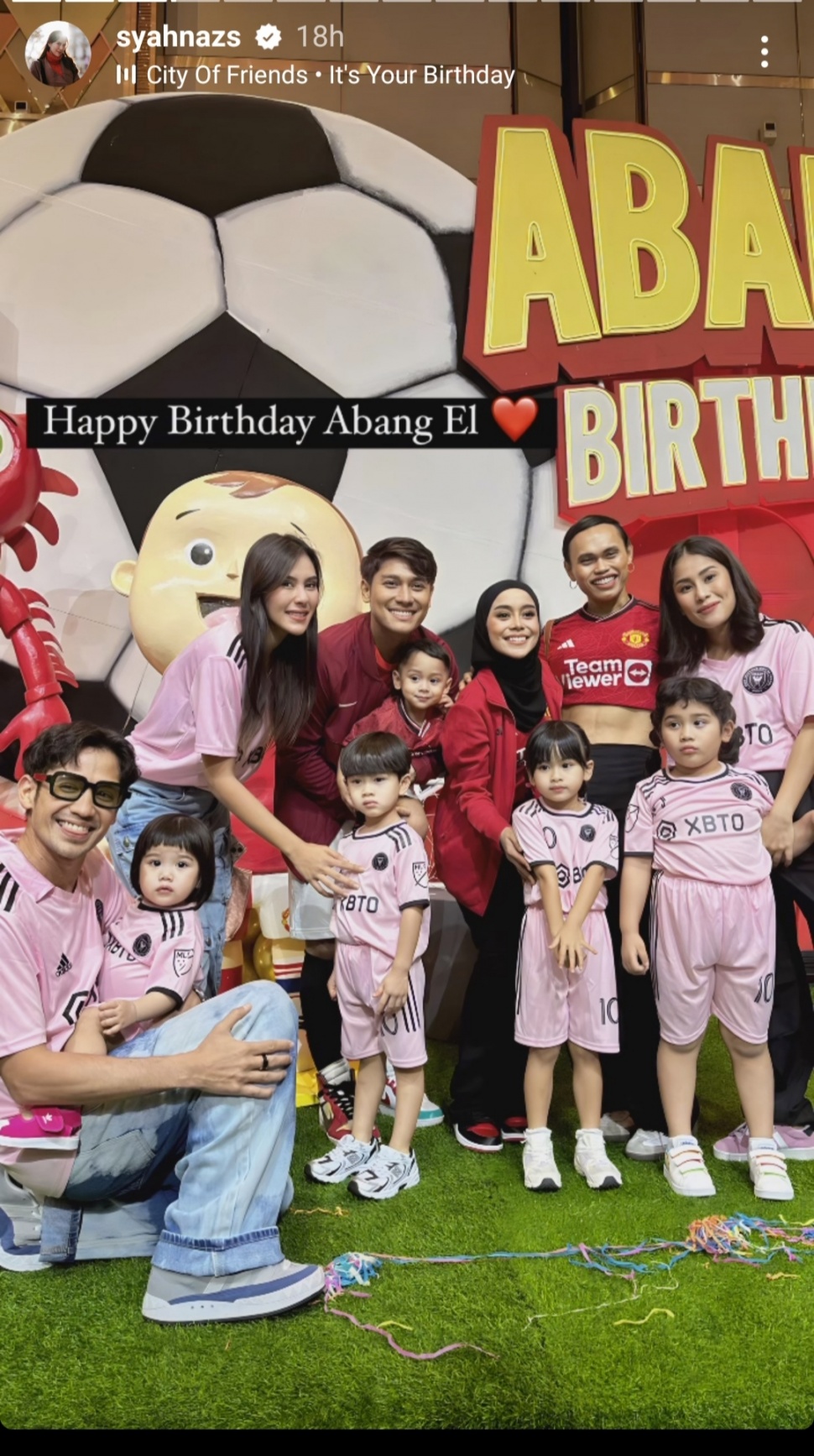 Artis hadiri ulang tahun Baby L. (dok. Instagram)