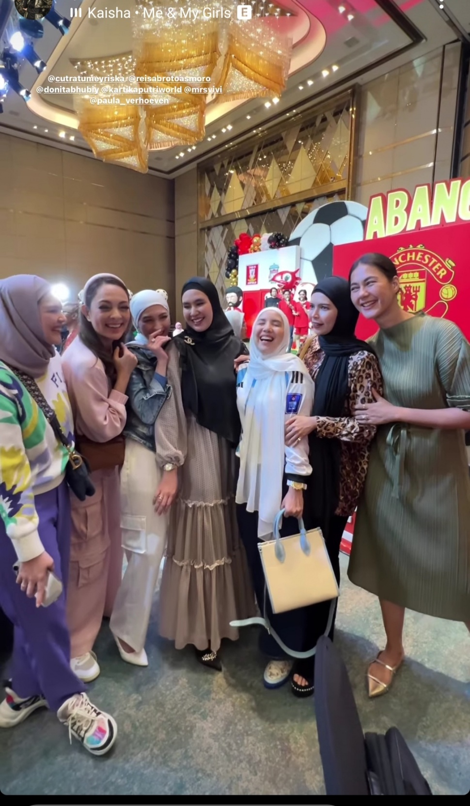 Artis hadiri ulang tahun Baby L. (dok. Instagram)