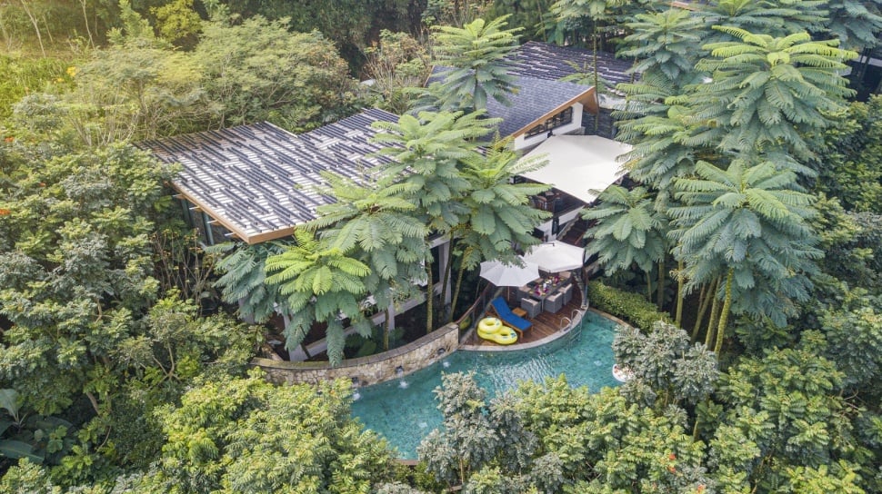 Mahoni Villa Aerial, salah satu vila yang ada di Pullman Ciawi Vimala Hills, Jawa Barat. (Foto: Istimewa)