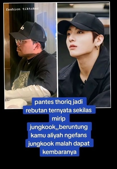 Thariq dan Jungkook BTS (TikTok)