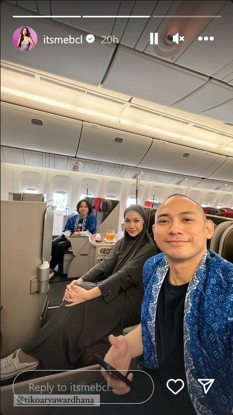 Potret BCL juga Keluarga Umroh pada Malam Tahun Baru 2024. (Instagram/@itsmebcl)
