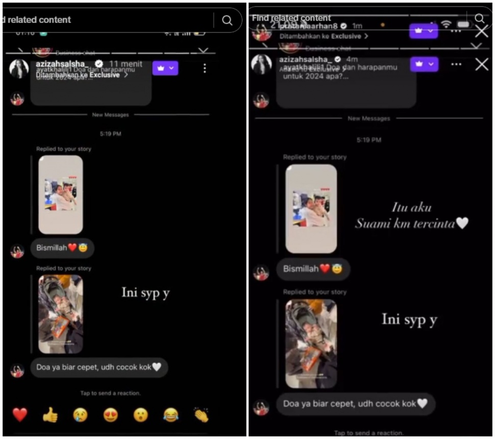 Pratama Arhan dan Azizah Salsha ingin punya anak (TiKTok)