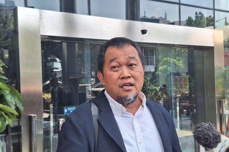 Koordinator Masyarakat Anti Korupsi Indonesia (MAKI) Boyamin Saiman meminta masyarakat tidak memilih caleg dengan rekam jejak koruptor.[ ANTARA/Fianda Sjofjan Rassat]