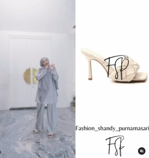 Koleksi heels Shandy Purnamasari. (Instagram/@fashon_shandyypurnamasarii)