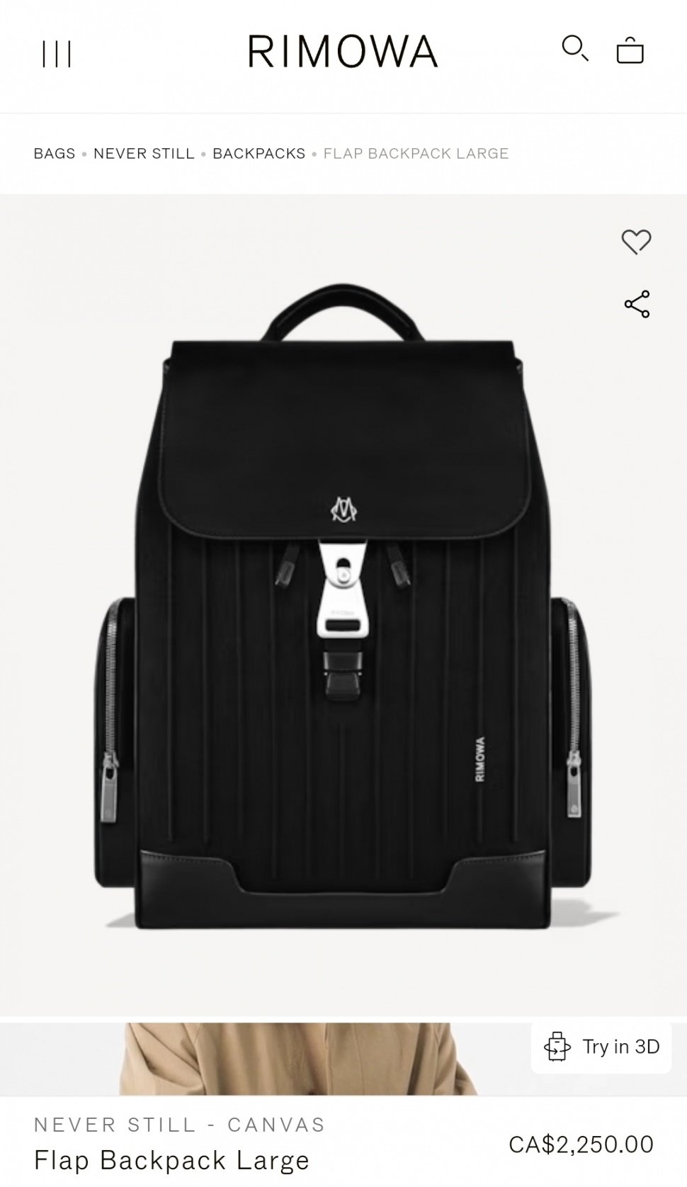 Ransel Rimowa yang dipakai Kaesang Pangarep. (Rimowa)