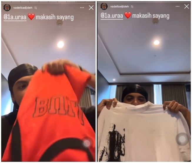 Hadiah Lolly untuk Vadel Badjideh (Instagram)