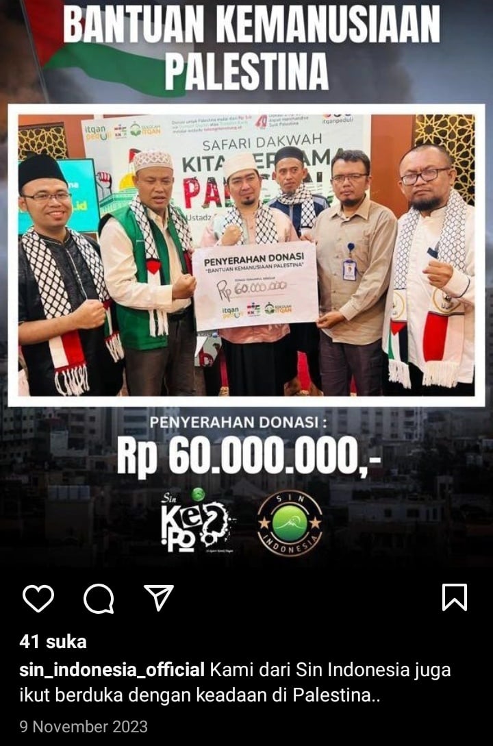 Bantuan ustaz solmed (Instagram)