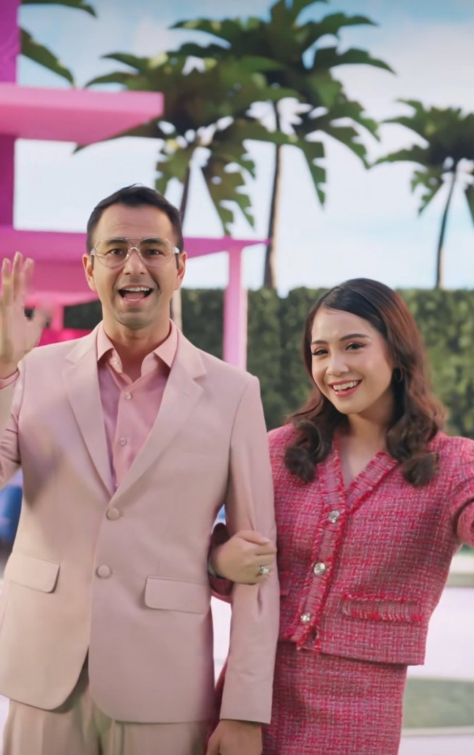 RaffI Ahmad dan Nagita Slavina di TikTok Replay 2023. (TikTok)