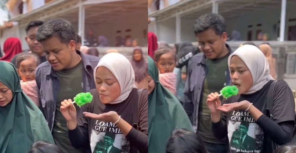 Momen kebersamaan Mikail Azizi Baswedan dan Rahma Arifa (TikTok)