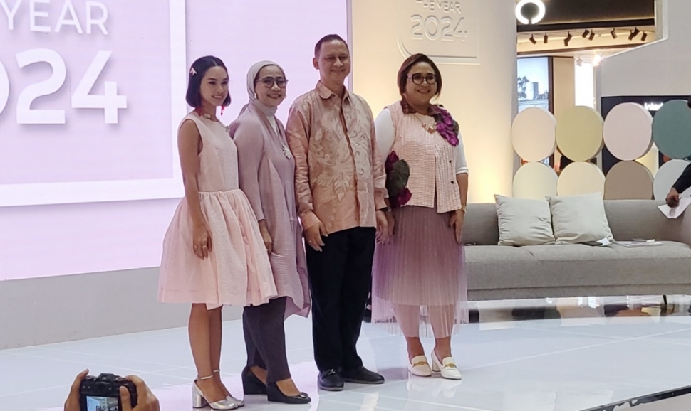 Peluncuran Sweet Embrace, Tren Warna 2024 Untuk Hunian (Suara.com/Dinda Rachmawati)