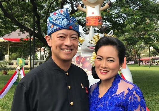 Tom Lembong bareng istri Ciska Wihardja. (Instagram/@tomlembong)