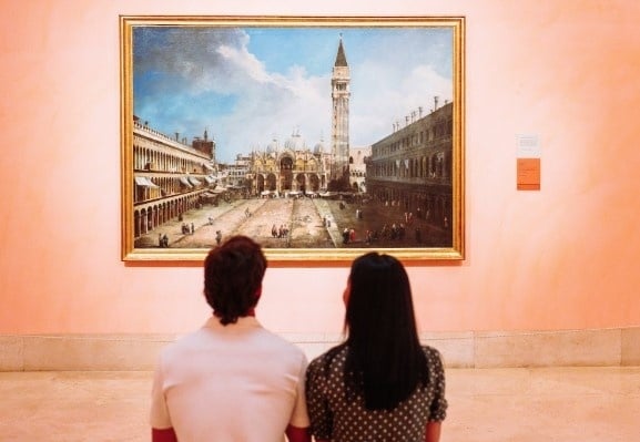 Piazza San Marco di Venice, sekitar tahun 1723-1724. Minyak di atas kanvas. 141,5 x 204,5 cm, di Museo Nacional Thyssen-Bornemisza, Madrid.