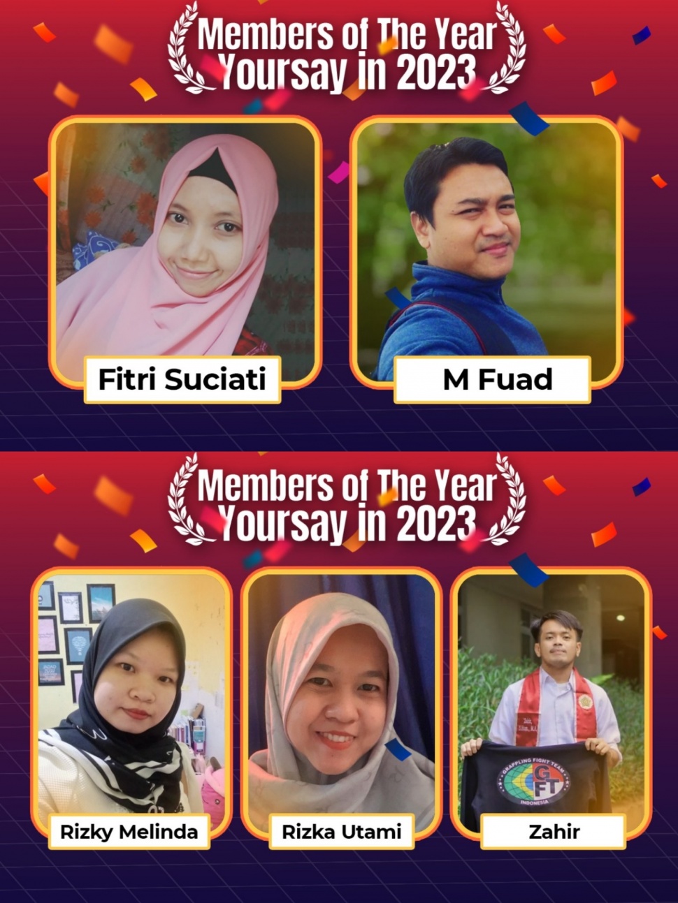 Members of The Year Yoursay (Yoursay.id)