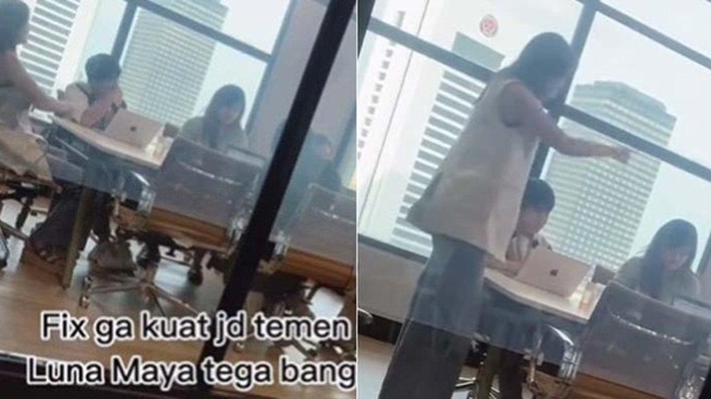 Luna Maya memarahi karyawan (TikTok)
